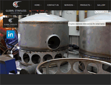 Tablet Screenshot of globalstainlessindustrial.com